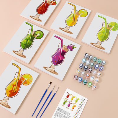 Kit de Pintura al Óleo Digital DIY - Paisajes y Flores - Image 19