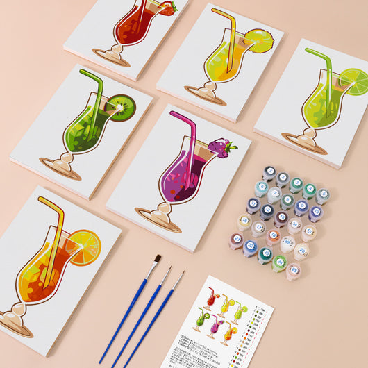 Kit de Pintura al Óleo Digital DIY - Paisajes y Flores - Image 19
