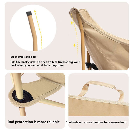 Silla de Camping Plegable con Respaldo Ergonómico - Image 3