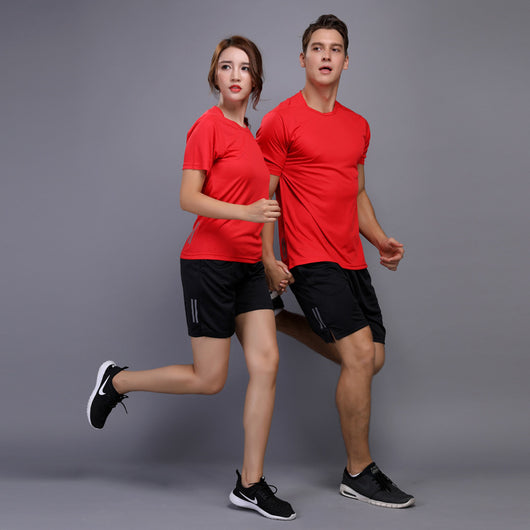 Smiling man wearing a black short sleeve crew neck t-shirt, ideal for sports and fitness activities. - Image 6