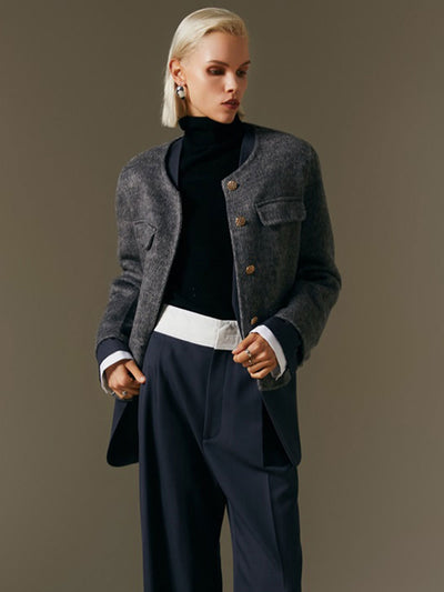 Suéter de Lana Cuello Redondo Elegante para Mujer - Image 7