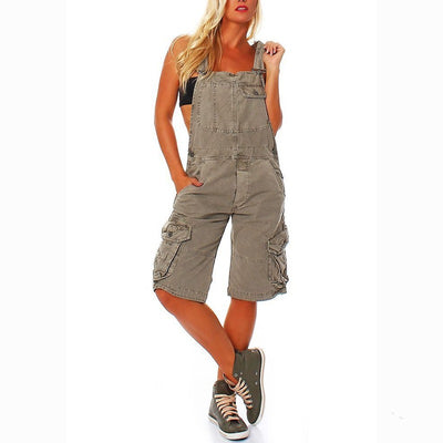 Pantalón Casual Mujer con Tirantes Tipo U-Collar - Image 2