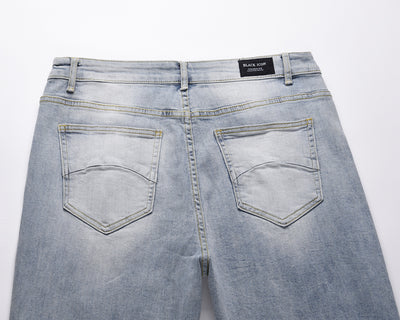 Jeans Slim Fit de Moda con Cierre Cremallera Decorativo - Image 6