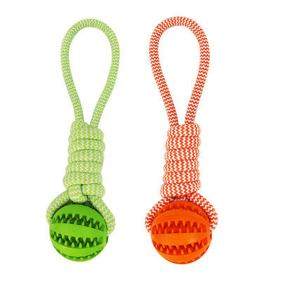 Juguetes Interactivos para Perros Pequeños - Pelotas de Cuerda y Caucho con Dispensador de Premios - Image 10