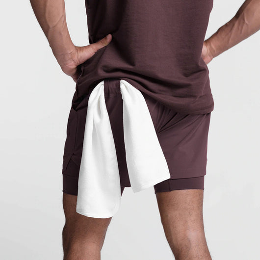 Shorts Deportivos Casual con Doble Capa y Diseño Superpuesto - Image 18
