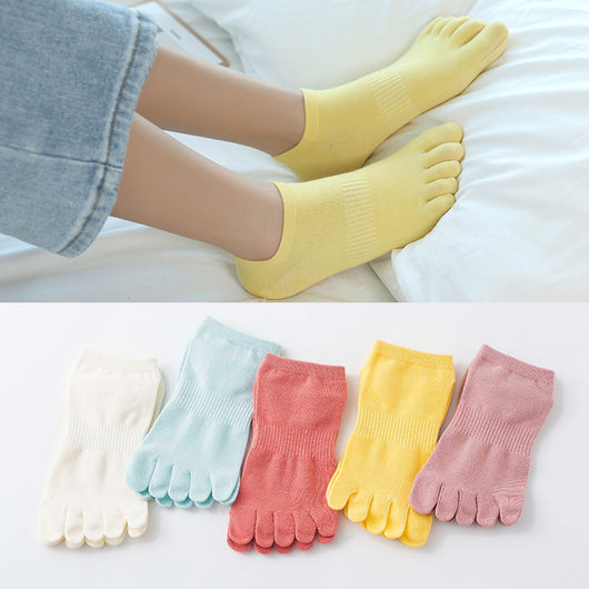 Calcetines de Algodón con Dedos Separados - Altura Media para Mujer - Image 17