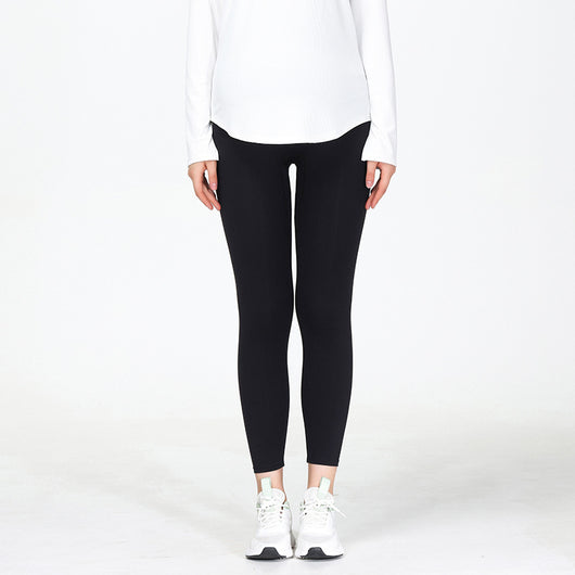 Pantalones de Yoga Premamá con Soporte Alto y Faja Integrada - Image 2
