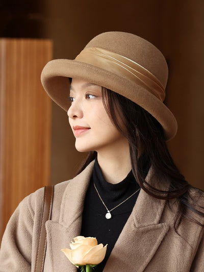 Gorro Balde Retro de Lana - Estilo Versátil para Otoño e Invierno - Image 8
