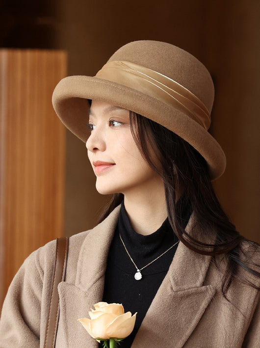 Gorro Balde Retro de Lana - Estilo Versátil para Otoño e Invierno - Image 8