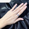 Anillo de Moissanita Doble Diseño Exclusivo para Mujer