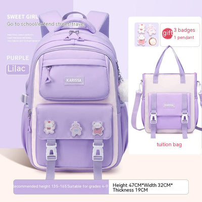 Mochila Escolar Impermeable para Niñas - Gran Capacidad y Resistente - Image 17