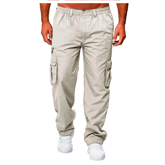 Pantalones Cargo Holgados Multibolsillos para Hombre - Image 3