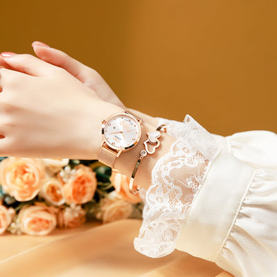 Reloj Cuarzo Japonés para Mujer con Calendario Perpetuo - Elegancia Eterna - Image 2