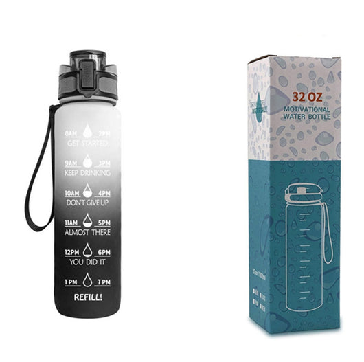 Botella Deportiva 1L Tritan con Marcador de Tiempo - Botella Motivacional Hermética para Fitness y Ciclismo - Image 29