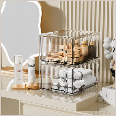 Organizadores de Acrílico Transparente Apilables - Cajones para Maquillaje, Cocina y Hogar - Image 6
