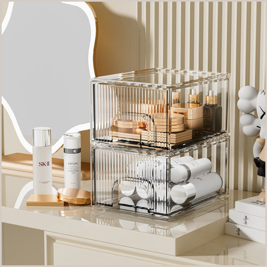 Organizadores de Acrílico Transparente Apilables - Cajones para Maquillaje, Cocina y Hogar - Image 6