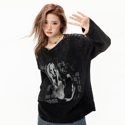 Playera Estampada con Diseño Dark para Hombre - Image 2