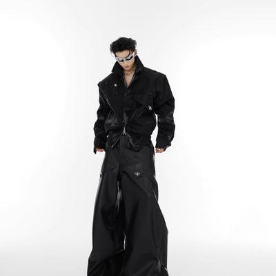 Chaqueta Corta Acolchada Streamer con Hombreras