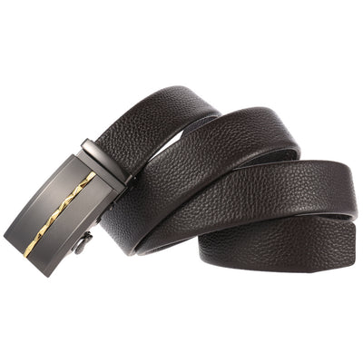 Cinturón de Cuero para Hombre con Hebilla Automática - Image 30