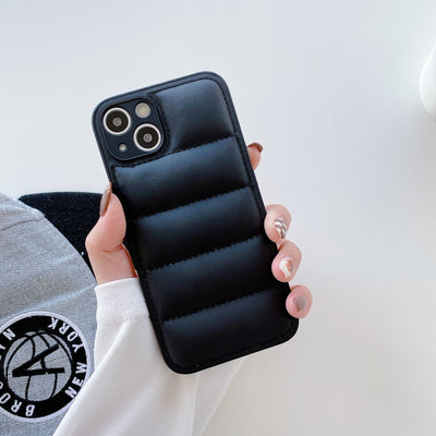 Funda para Celular Acolchada Colores Sólidos Estilo Down Jacket - Image 14