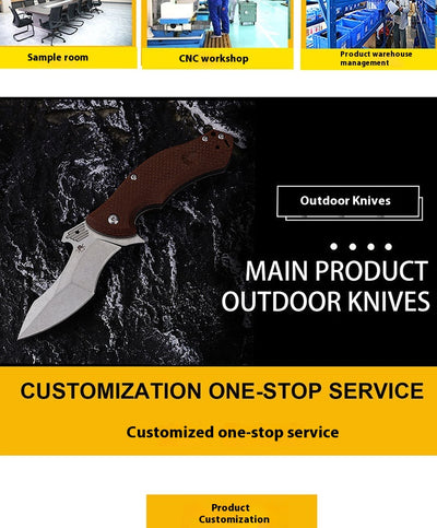 Cuchillo Plegable Multifuncional Portátil con Herramientas para Camping y Supervivencia - Image 11