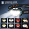Linterna LED COB Roja Recargable USB - Potente Alcance para Pesca Nocturna Impermeable
