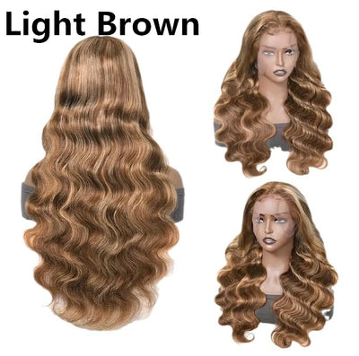 Peluca Frontal de Encaje Ondas Medianas Cabello Largo Rizado Cobertura Total - Image 11