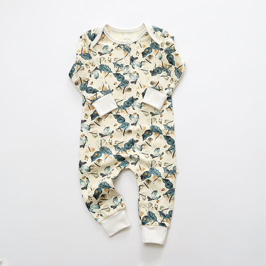 Enterizo de Algodón con Cuello y Estampado para Bebé - Image 6