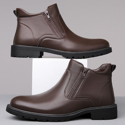 Zapatos Casuales Altos de Cuero para Hombre - Image 15