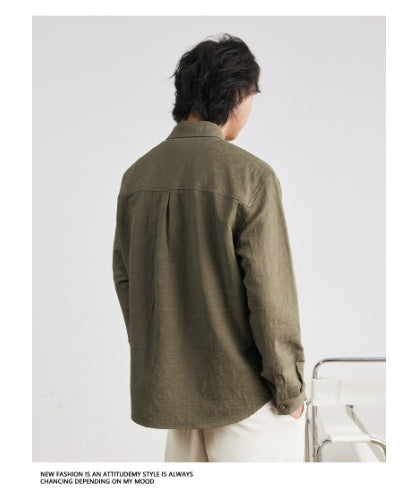 Camisa Abrigo Manga Larga para Hombre - Image 5