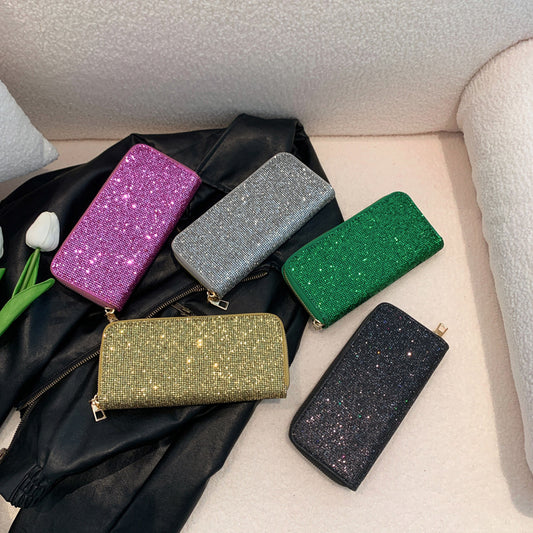 Bolso de Mano Elegante con Lentejuelas para Mujer