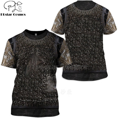 Playera Halloween 3D de Hombre con Diseño Tatuaje Digital - Image 8