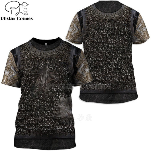 Playera Halloween 3D de Hombre con Diseño Tatuaje Digital - Image 8