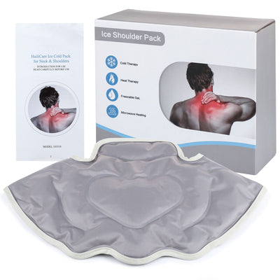 Almohadilla Térmica de Gel para Hombros - Compresas Frías y Calientes Reutilizables