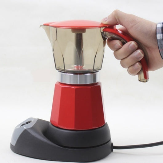 Cafetera Moka Eléctrica Octagonal de Aluminio