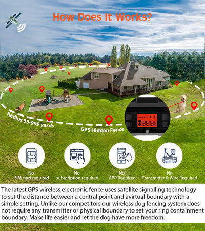 Sistema de Cerca Electrónica Inteligente para Perros con Collar de Entrenamiento Inalámbrico - Image 11