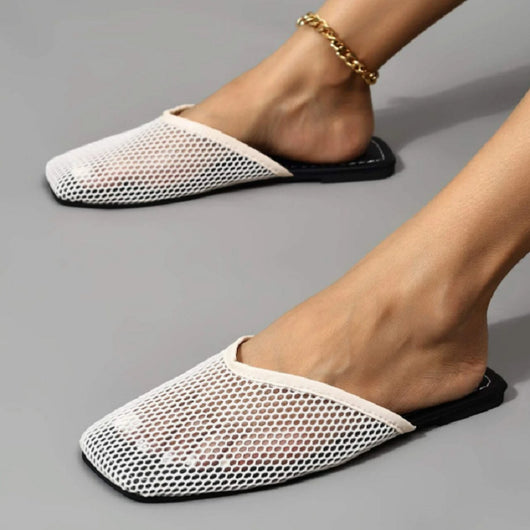 Chanclas Ortopédicas de Malla con Suela Plana para Mujer - Image 2