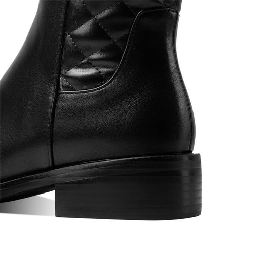 Botas Hasta la Rodilla Tallas Grandes 40-43 con Combinación de Colores - Image 2
