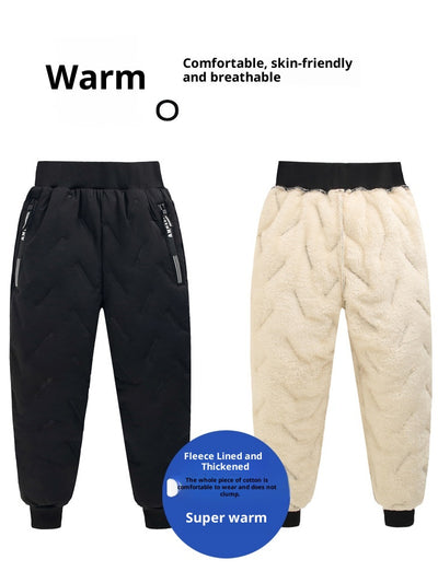 Pantalones Térmicos Infantiles Impermeables con Forro de Lana de Cordero - Image 17
