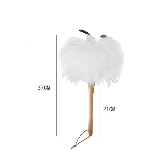 Plumero de Plumas Blanco - Limpiador de Polvo Decorativo - Image 17