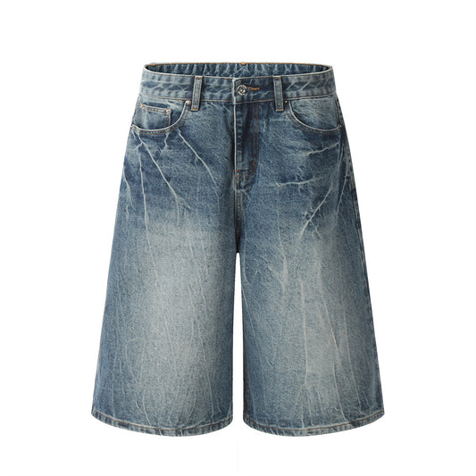 Pantalones Vaqueros Blancos Lavados Estilo Punk para Hombre