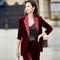Blazer de Terciopelo Dorado Elegante - Saco Ajustado Premium