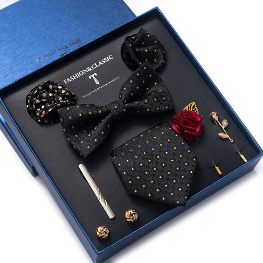 Conjunto de 8 Piezas de Corbatas para Traje Formal de Hombre - Image 42