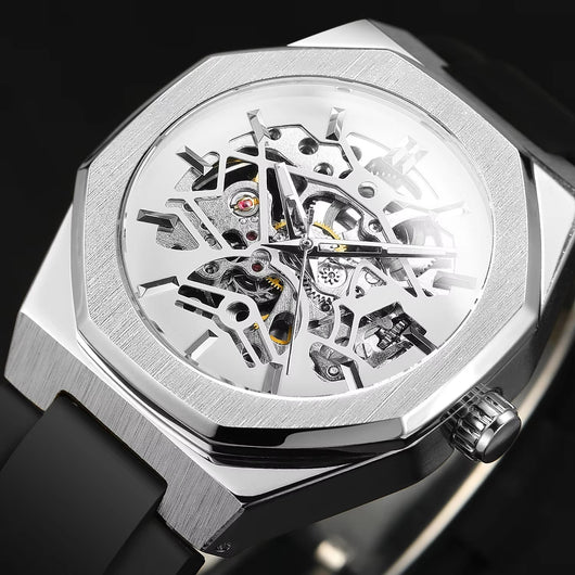 Reloj Automático Mecánico con Correa de Caucho - Image 14
