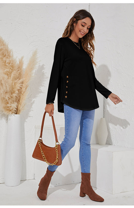Blusa Casual para Mujer con Botones y Mangas Largas - Image 31