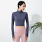 Blusa Ajustada de Manga Larga para Yoga y Running