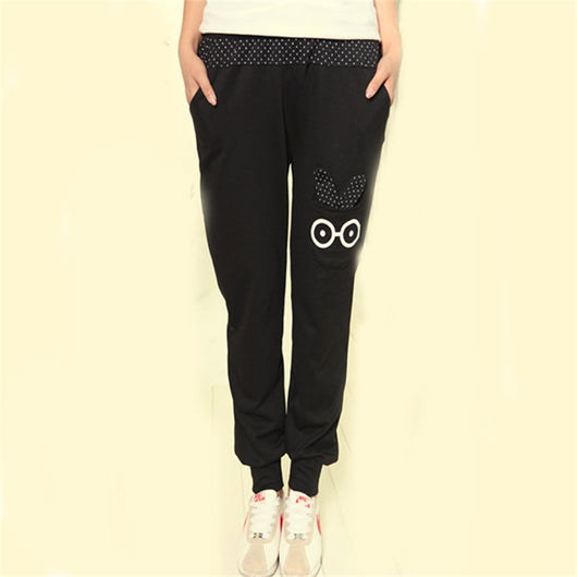 Pantalones Harem Deportivos Cómodos para Mujer con Diseño de Conejo - Image 4