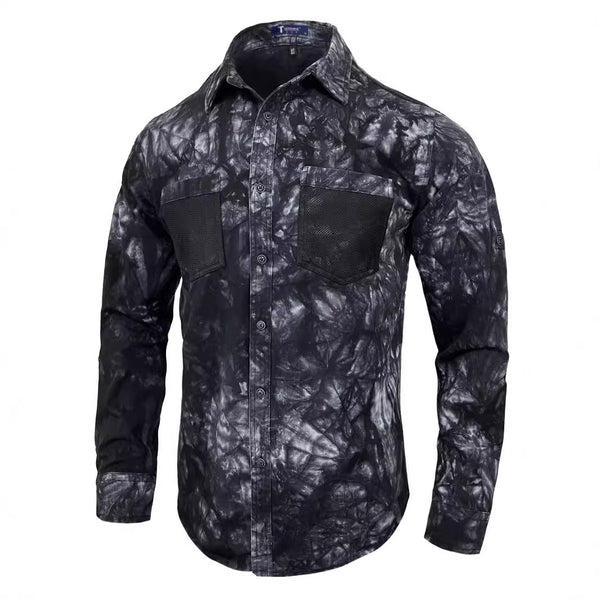 Camisa Denim para Hombre Manga Larga Otoño Invierno