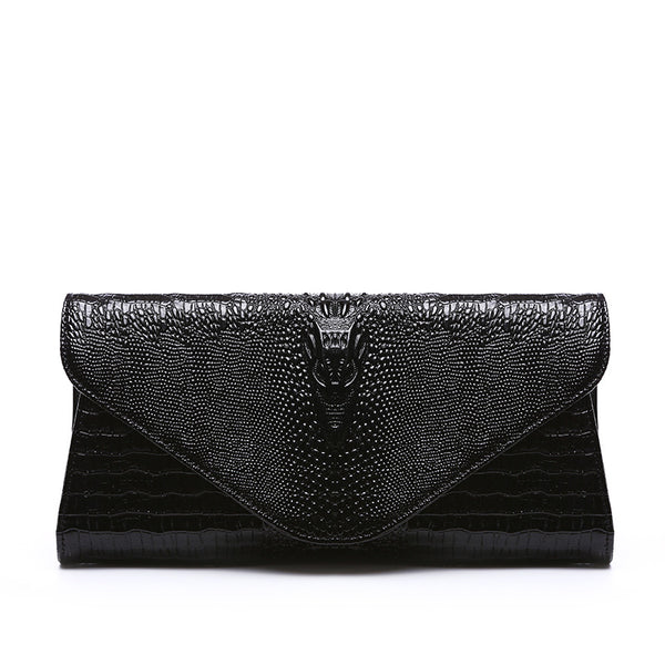 Cartera Larga de Cuero Genuino para Mujer - Diseño Europeo