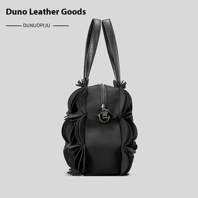 Bolso Bandolera Floral para Mujer con Detalles en Cuero PU - Image 3